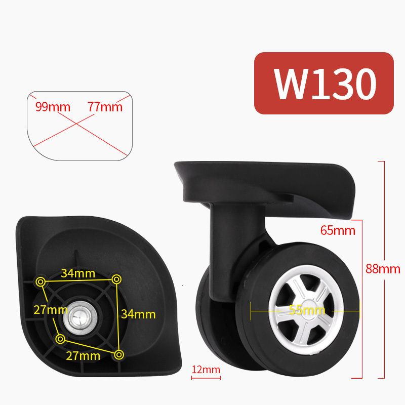 Black-W130-4 hjul