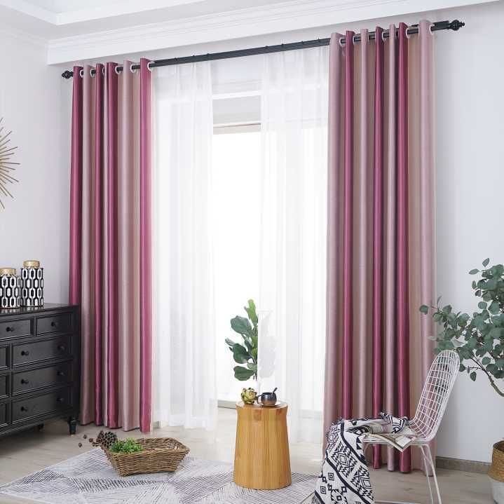 purple curtain