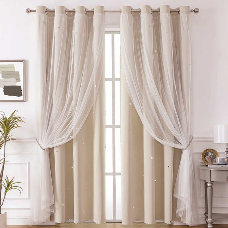 beige curtain