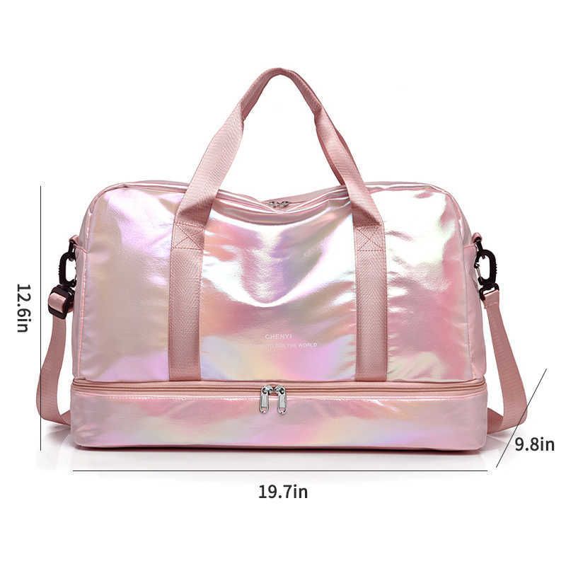 pink travel bag