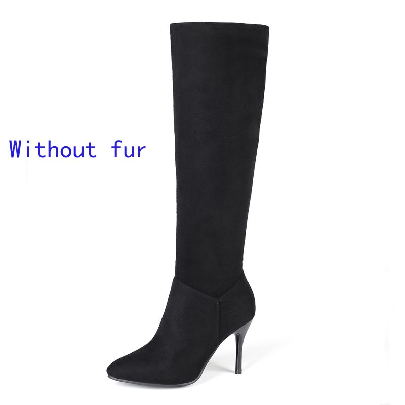 black without fur