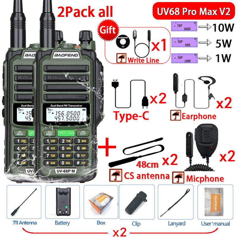 V2 Grüner 2er-Pack All-USB-Stecker