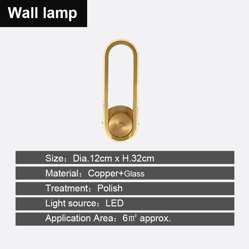 Copper Wall lamp Warm white