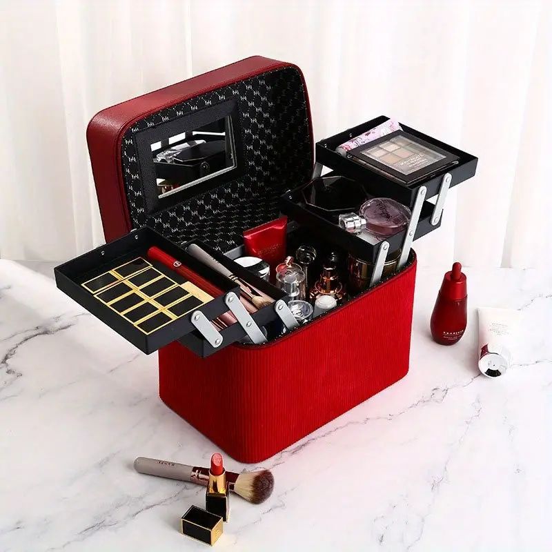 632 Cosmetic Case - Red