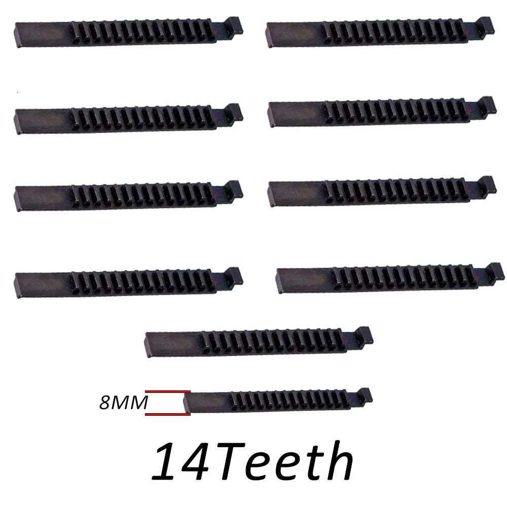 10pcs 14teeth Rack