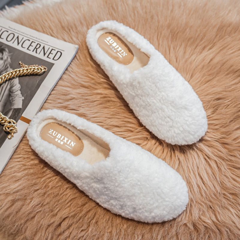 Witte slippers