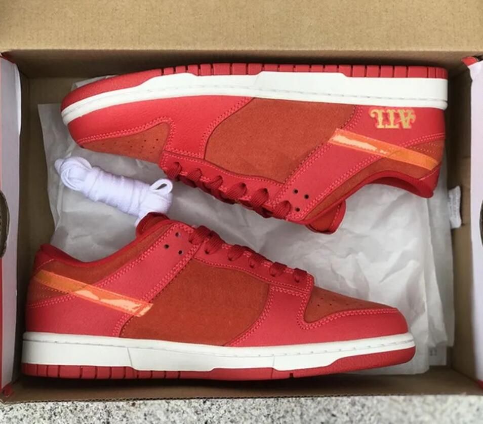 Shoes Sb Low Atl University Red Bright Crimson White Atlanta City