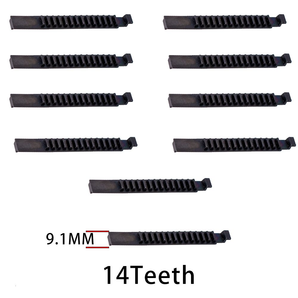 10pcs 14teeth Rack