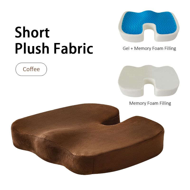 short plush-coffee