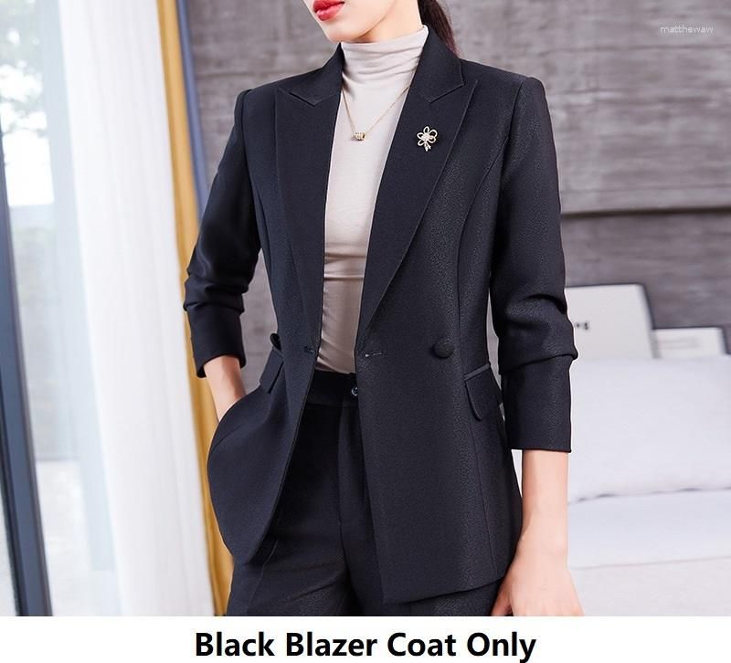 Czarny płaszcz Blazer
