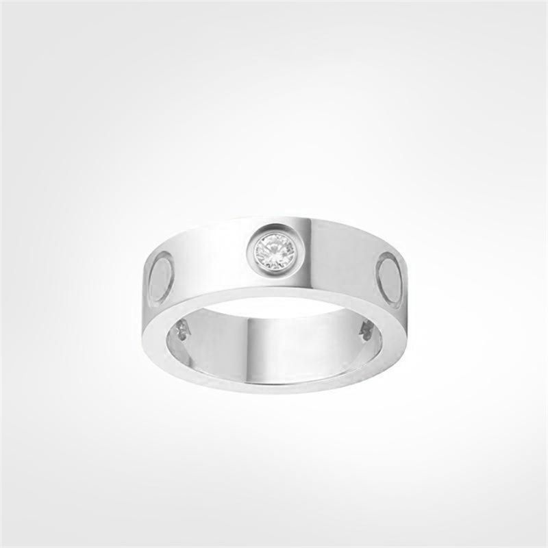 wide silver with cz diamond