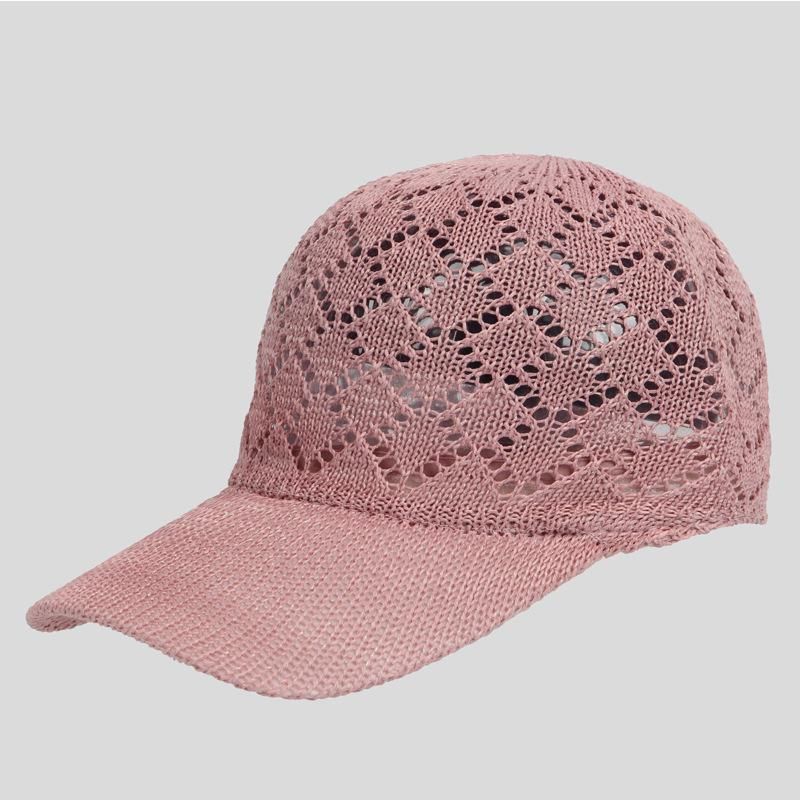 Różowa czapka baseballowa