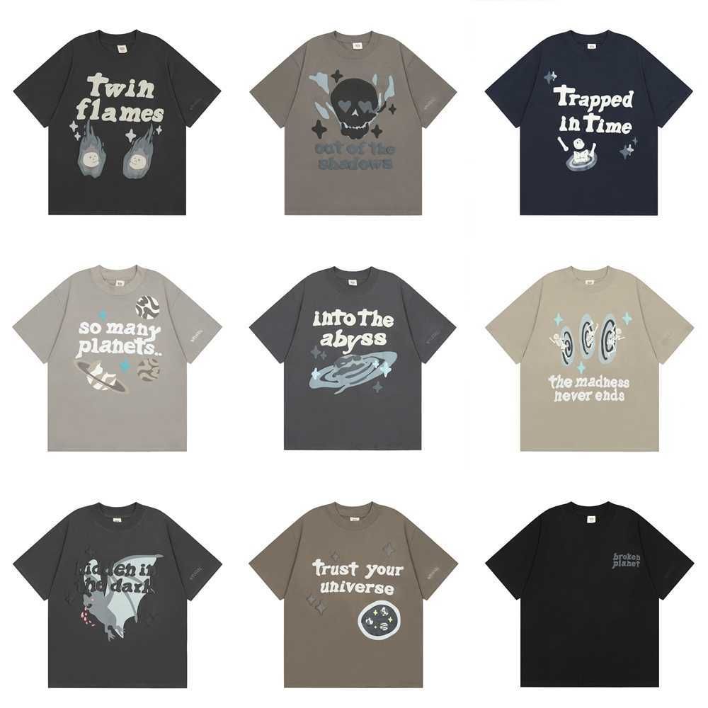broken planet tees in 'trapped in time' & 'into the abyss