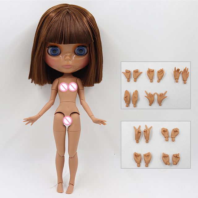 0541dark Shiny Face-30cm Height Doll