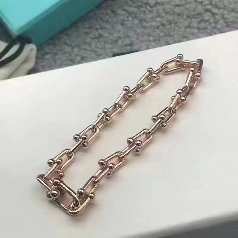 Rose Gold Thick Bracelet