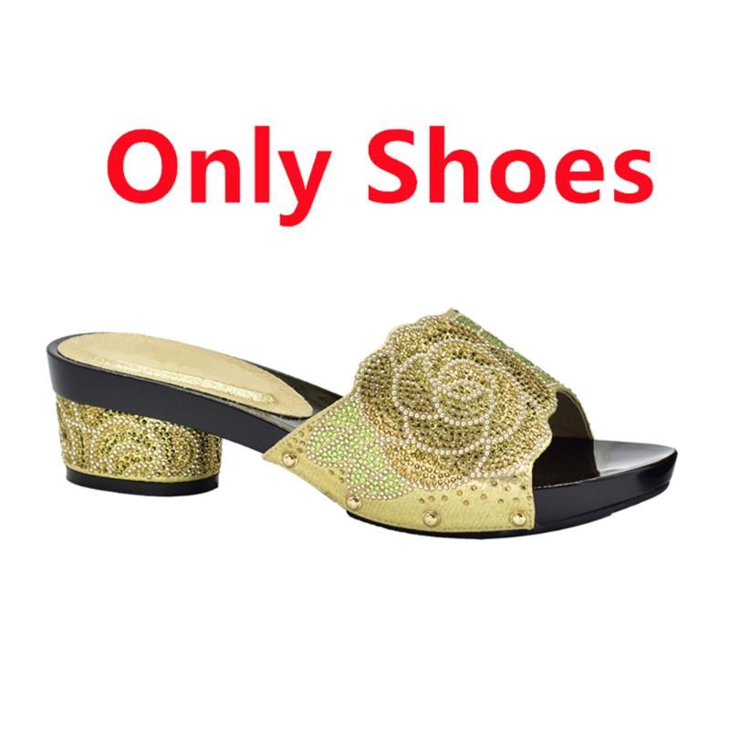 Gold nur Schuhe