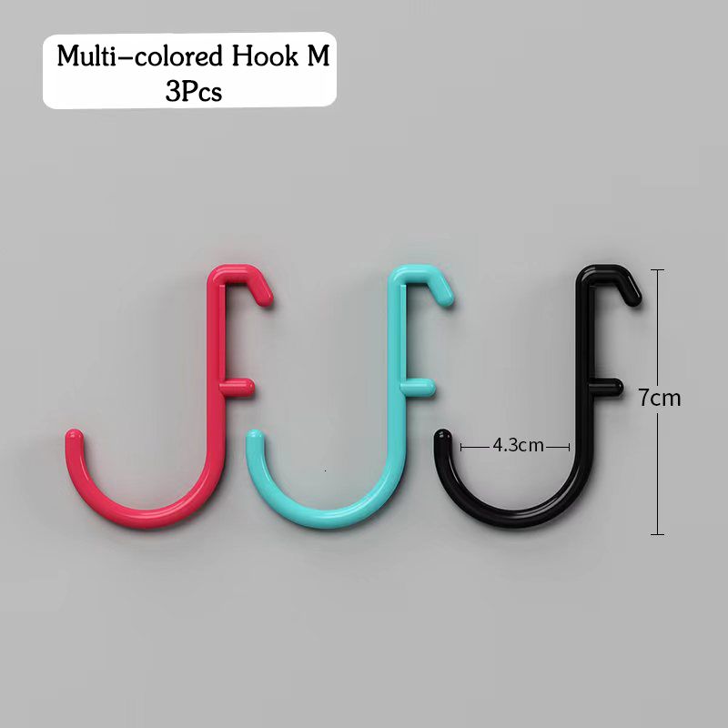 m Color Hooks 3pcs