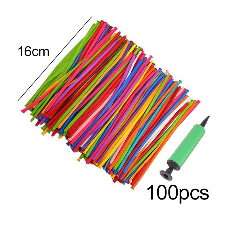 100pcs 16cm pompe à air-couleur aléatoire