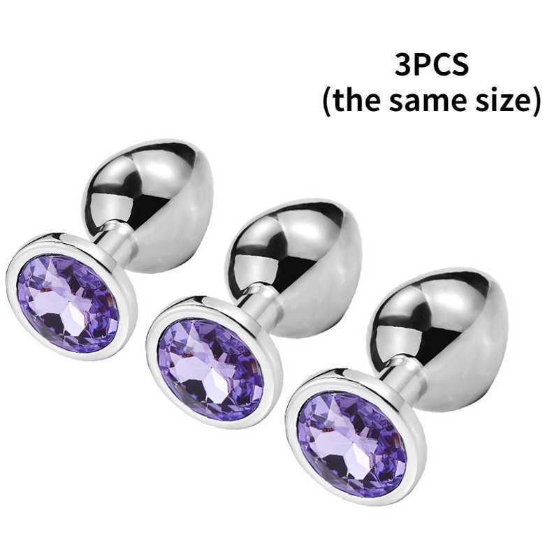 Purple 3PCS 1 Size-M-8cm de haut