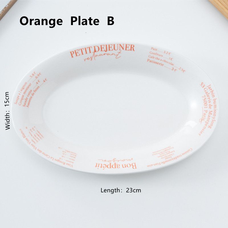 orange plate b