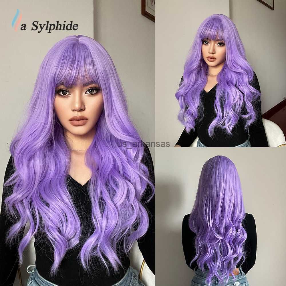 Good quality purple wigs cheap