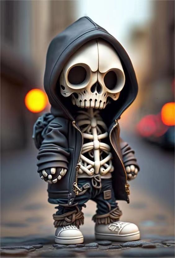 Skull Doll A-15x5cm