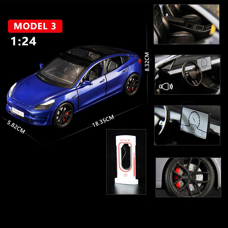 Model 3 blauw