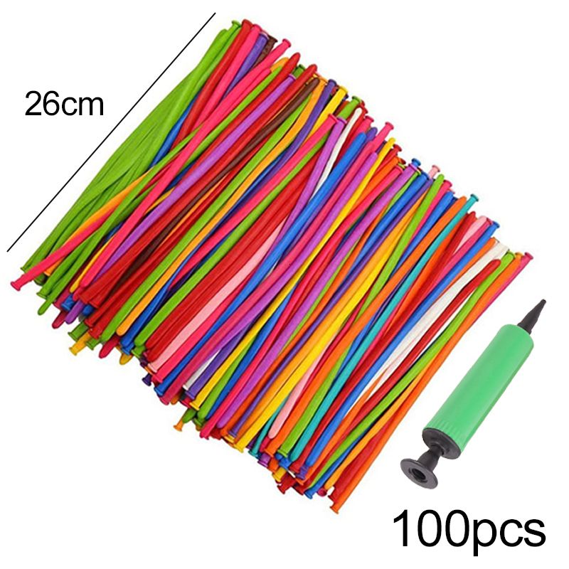 100pcs 26cm pompe à air-couleur aléatoire