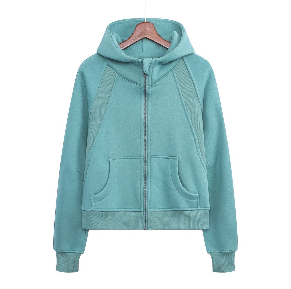 Yoga Wear Jackets New Fashion Autumn Spring Women Hoodies With Pocket Yoga  Wear Scuba Oversized Half Zip Full Zip Hoodie Hoodies Sweatshirts US Size 4  12 From Mayingclothes88, $5.18