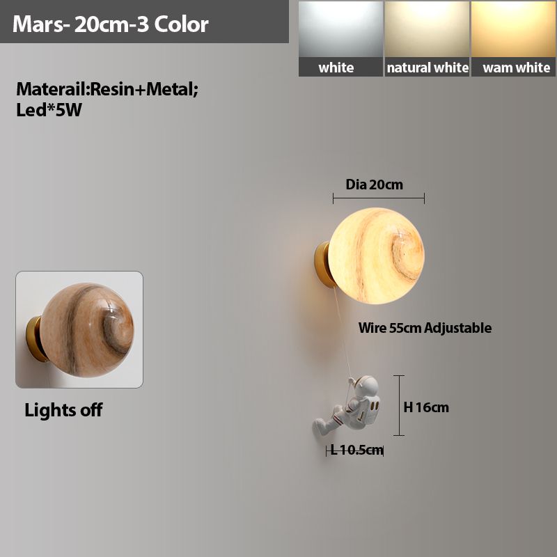 20 cm MARS 6-10W Bianco caldo (2700-3500K)