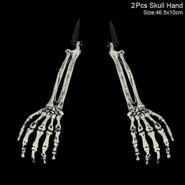 2pcs Skull Hand