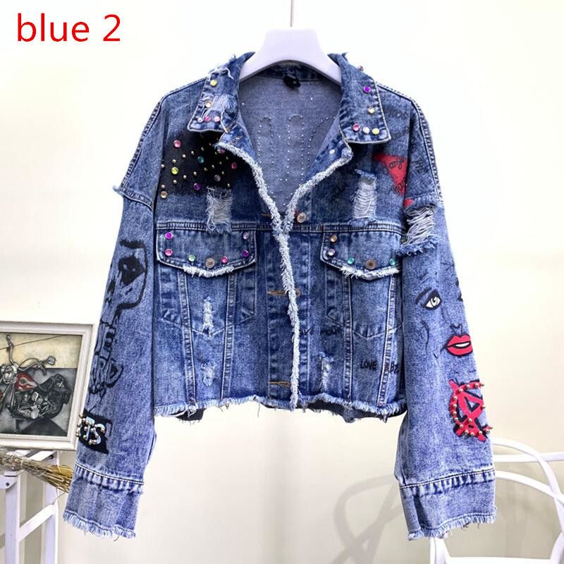 beaded blue jacket