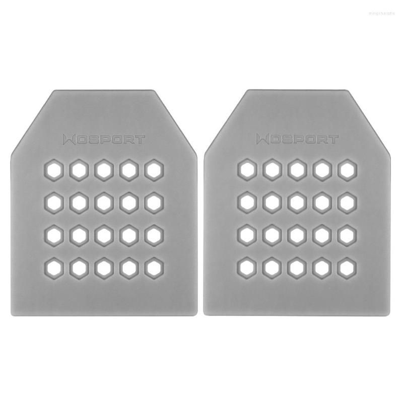 2 pcs Gris Plaque