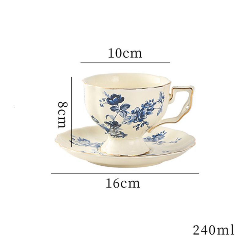 blue cup saucer