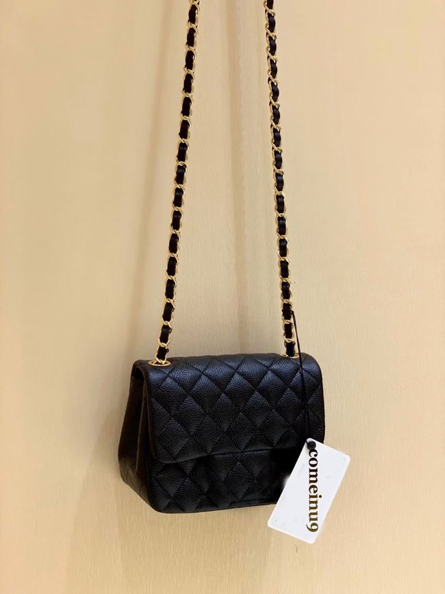 CHANEL MINI SQUARE PEARL CRUSH LAMBSKIN MICROCHIP, Luxury, Bags & Wallets  on Carousell
