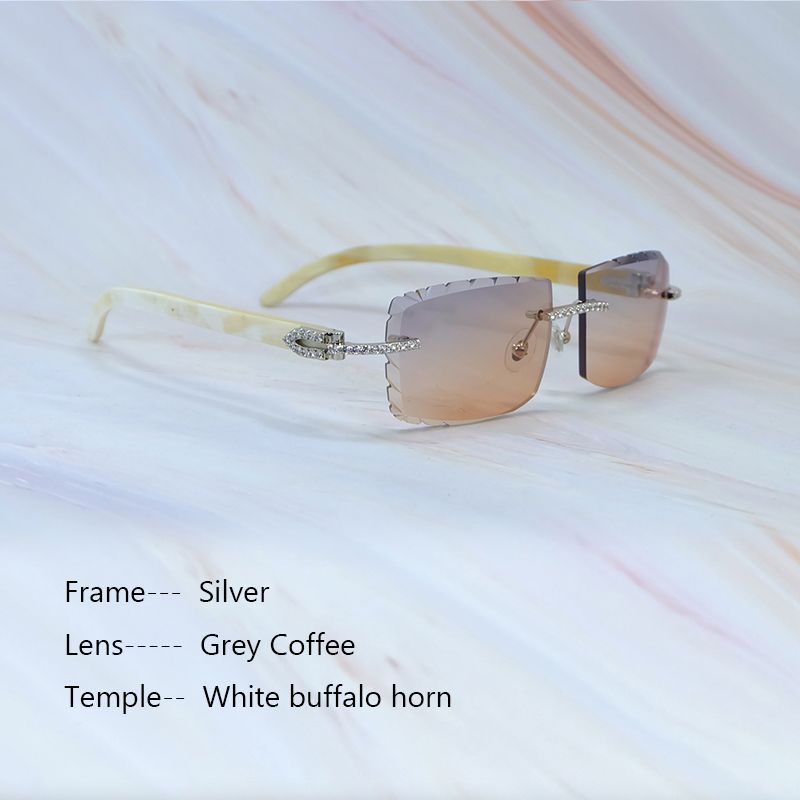 iced white buffs silver grey coffee