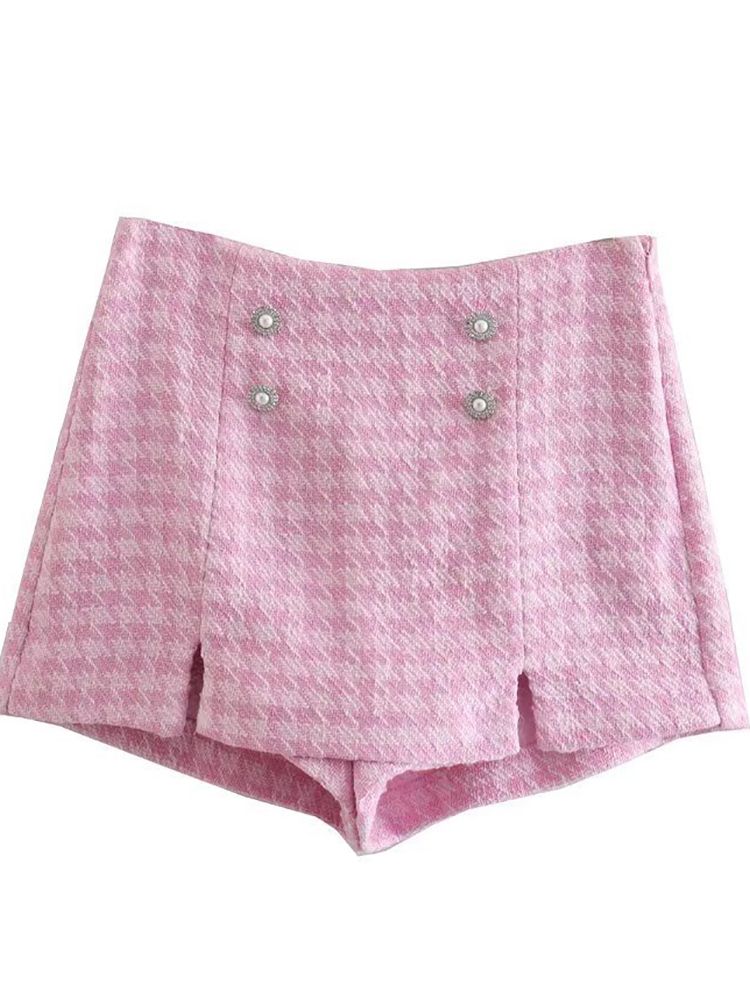 rosa kjol shorts