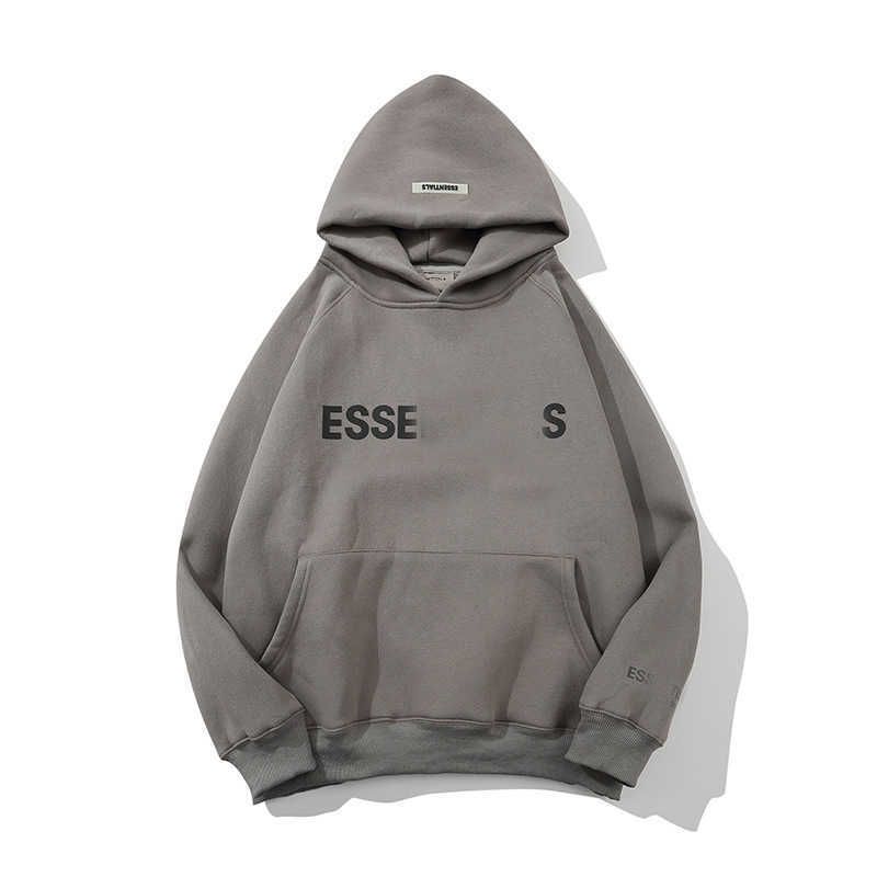 sweat à capuche gris