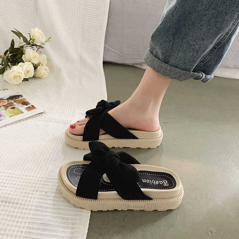 zwarte slippers