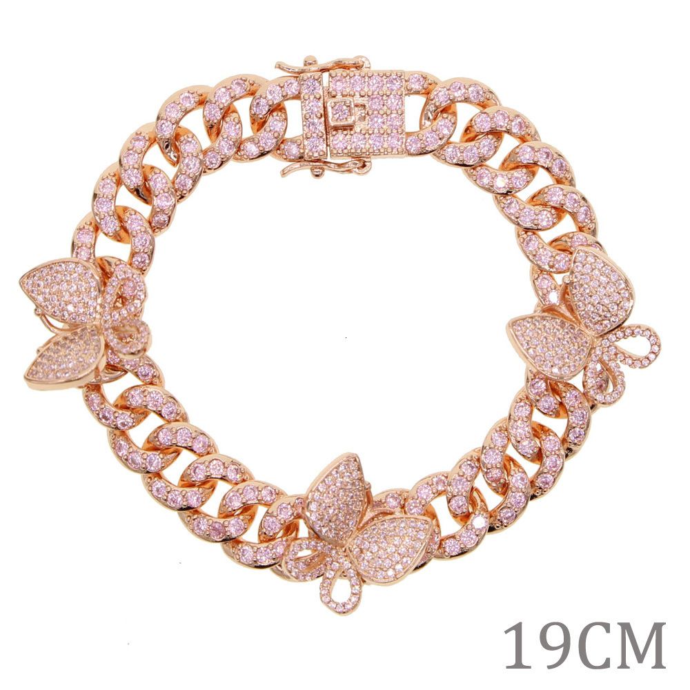 Bracelet rose 19cm