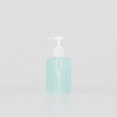 100 ml blaue Plastikflasche