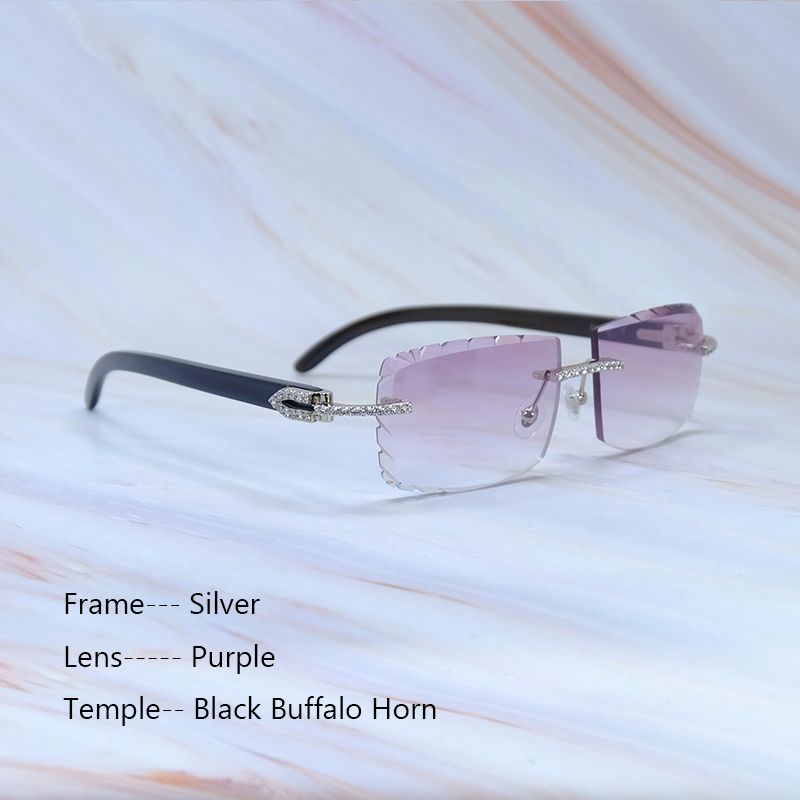 Iced Black Buffs Silver Purple