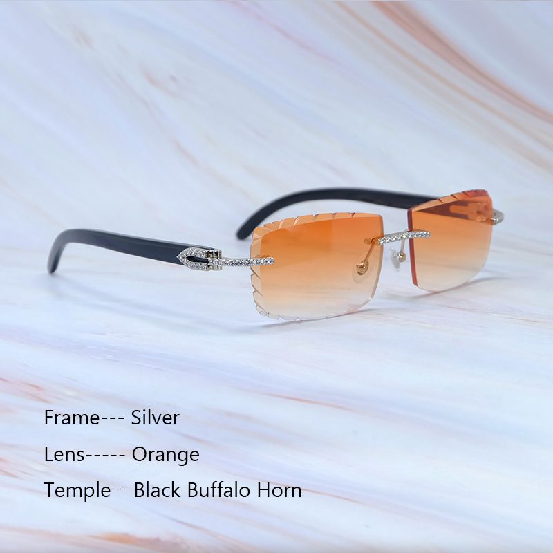 Iced Black buffs zilver oranje