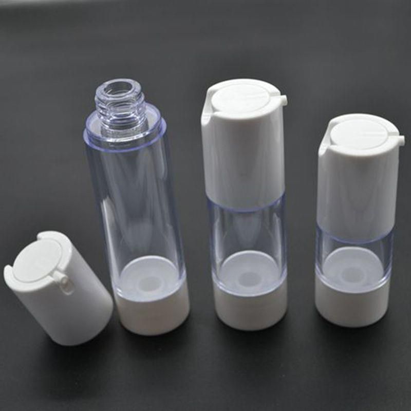 15ml Small Empty Plastic Airless Emulsion Cream Lotion Airless
