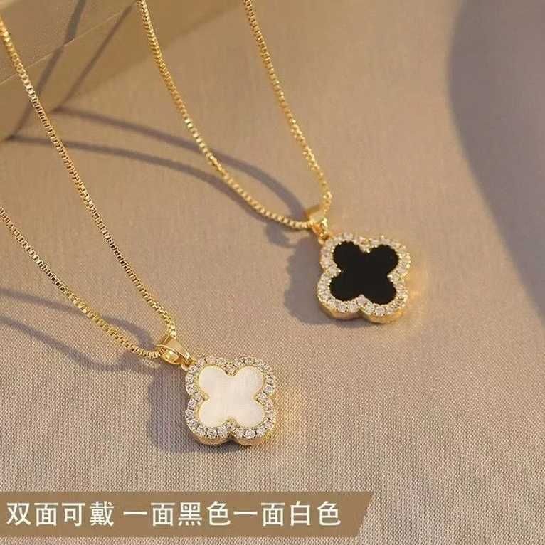 Double Sided Clover Necklace