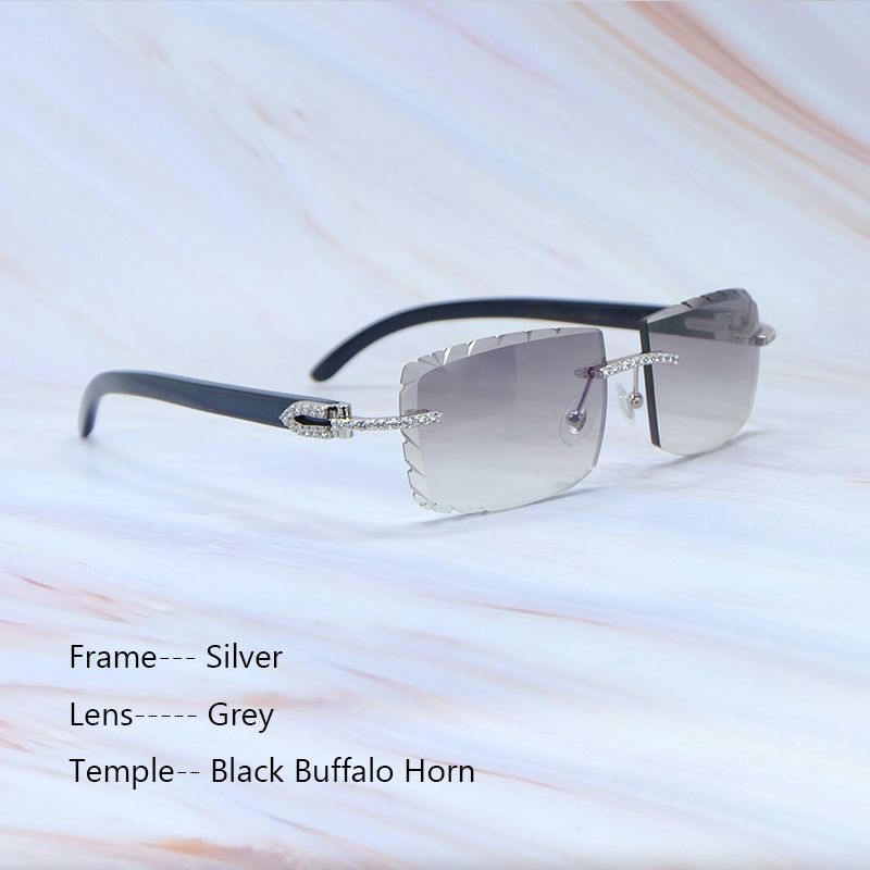 Iced Black buffs zilvergrijs