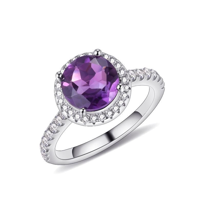 China Amethyst 925 Sterling Silver