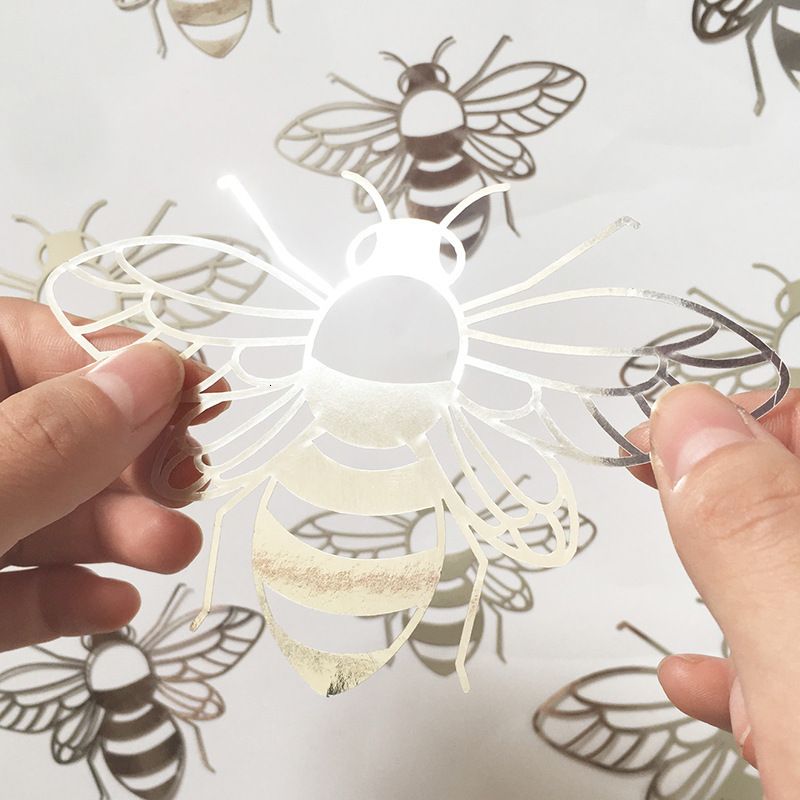 Sliver Bee Stickers