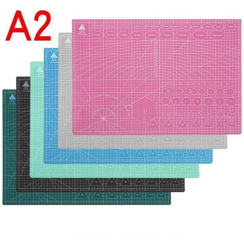 A1 A2 A3 A4 PVC Cutting Mat Board Durable Self-healing DIY Sewing Student  Art Paper Cutting Engraving Cut Pad Leather Craft Tool (A3 45x30cm)