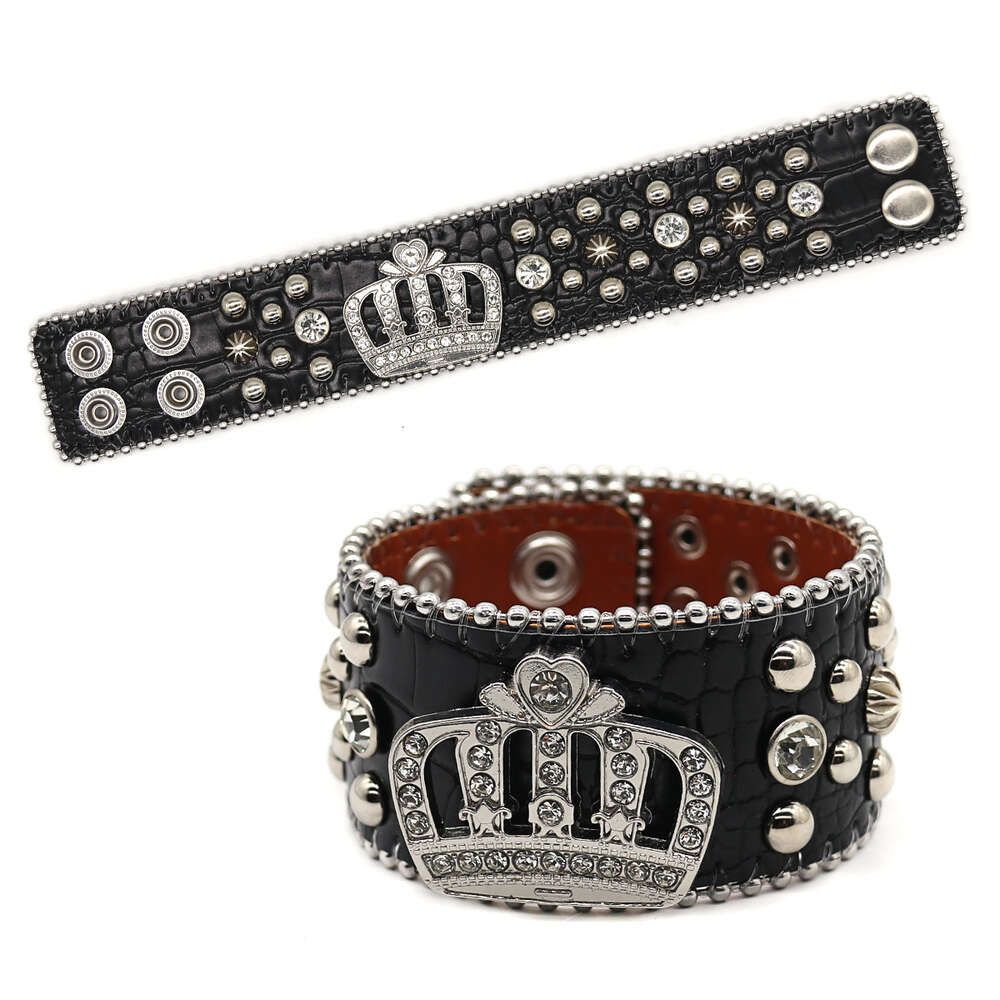 Black Nail Crown Wrist Strap